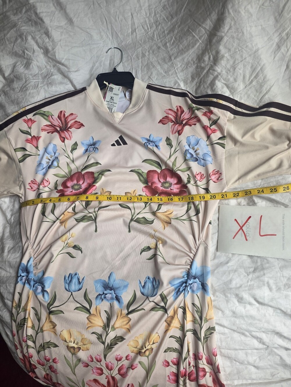 Adidas X Farm Rio Premium Floral Print Maxi Dress - Picture 6 of 15